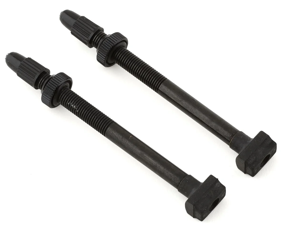 Giant Tubeless Valve Stems (Black) (Pair) (Presta) (80mm)